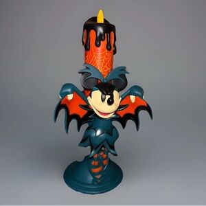 Disney Parks Halloween Minnie Mouse Halloween Light-up Vampire Candle Figure